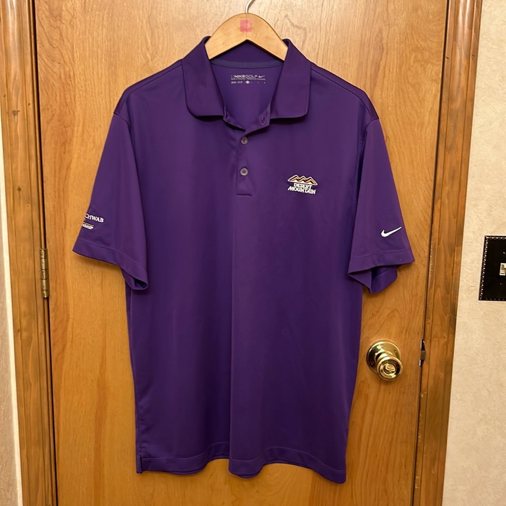 Men’s Nike Golf Dri-Fit Polo Size L Desert Mountain Cup Championship
